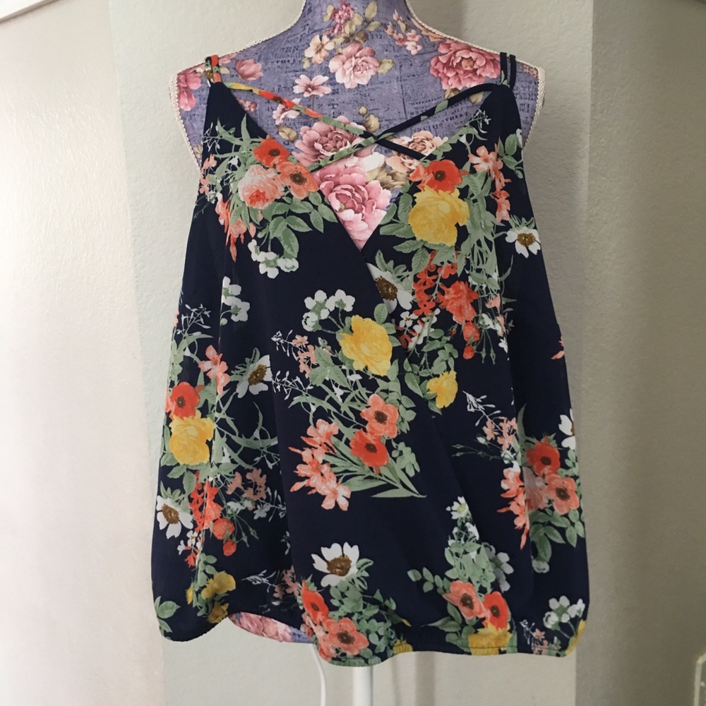 Forever 21 floral blouse